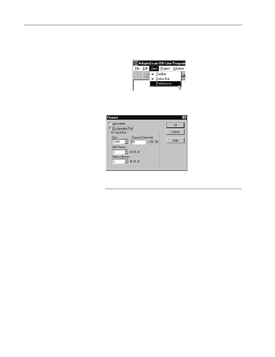 Preferences | Rockwell Automation 2755 AdaptaScan Software User Manual | Page 36 / 224