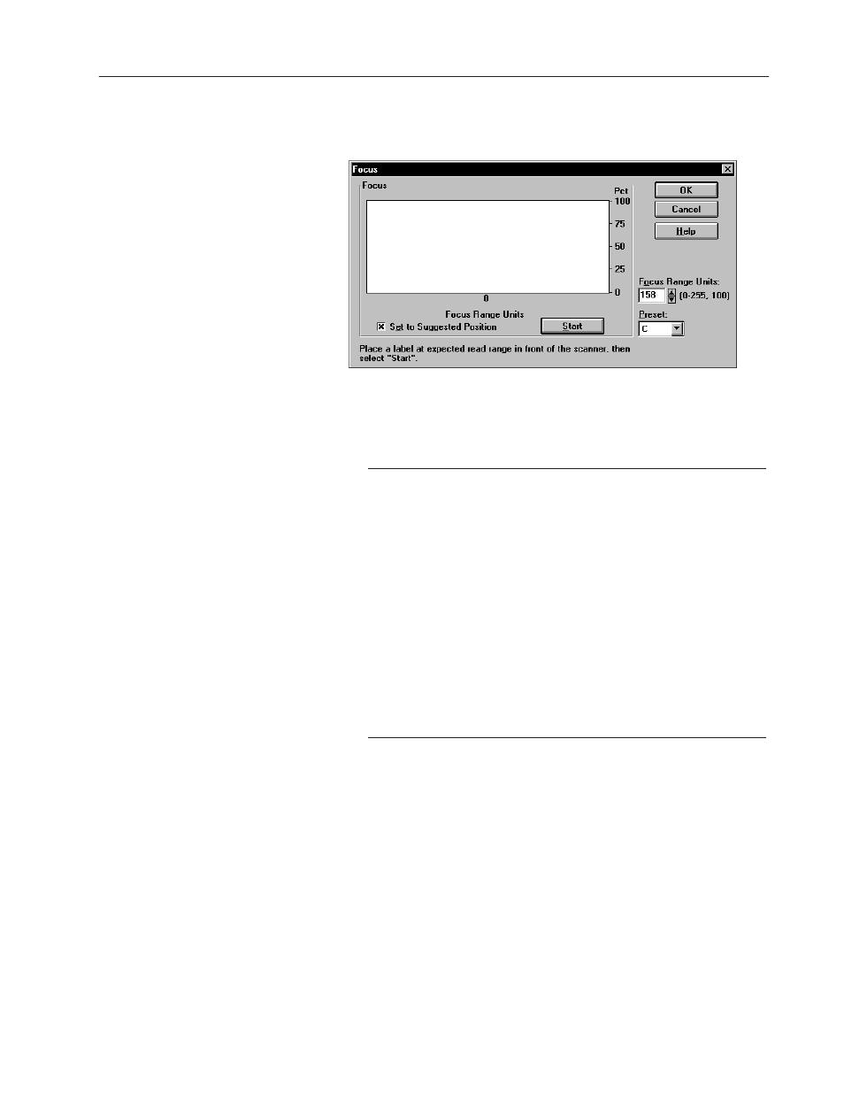 Setting the focus | Rockwell Automation 2755 AdaptaScan Software User Manual | Page 81 / 224