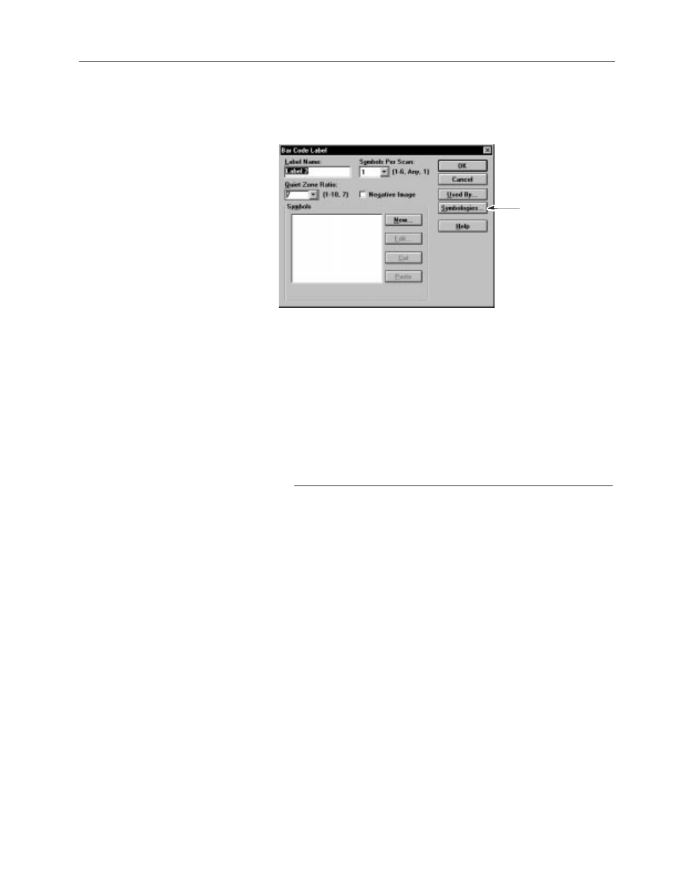 Defining a bar code label | Rockwell Automation 2755 AdaptaScan Software User Manual | Page 87 / 224
