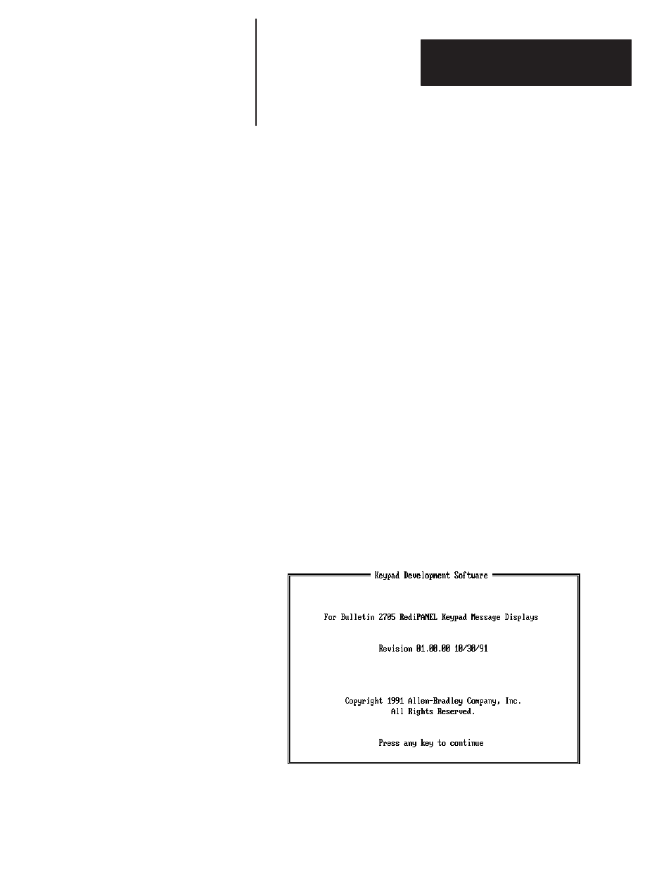 4 - getting started, Chapter objectives, Running the software | Getting started | Rockwell Automation 2705-ND1 Keypad Development Software User Manual | Page 18 / 123