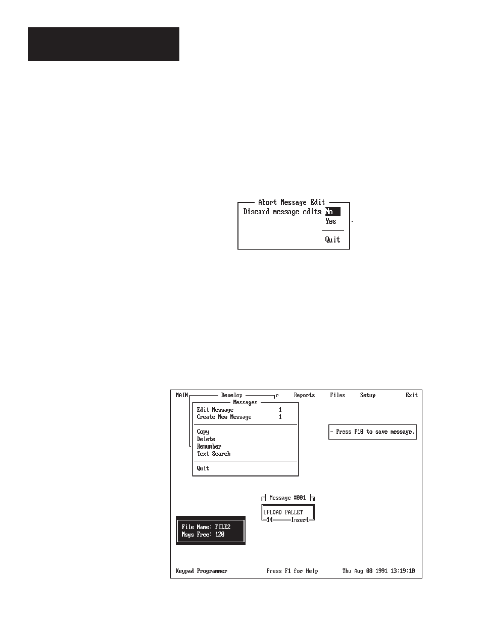 Rockwell Automation 2705-ND1 Keypad Development Software User Manual | Page 39 / 123