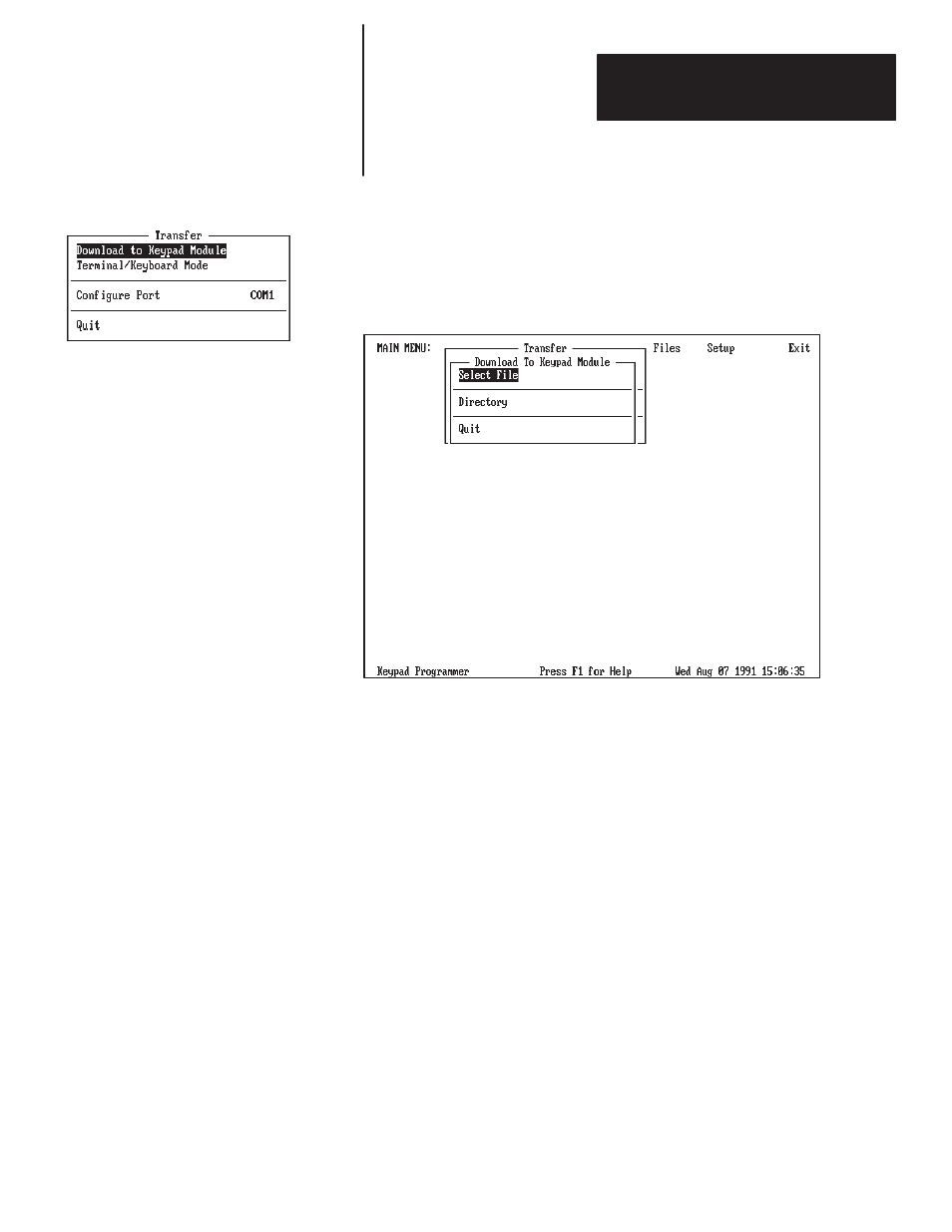 Selecting a file | Rockwell Automation 2705-ND1 Keypad Development Software User Manual | Page 78 / 123