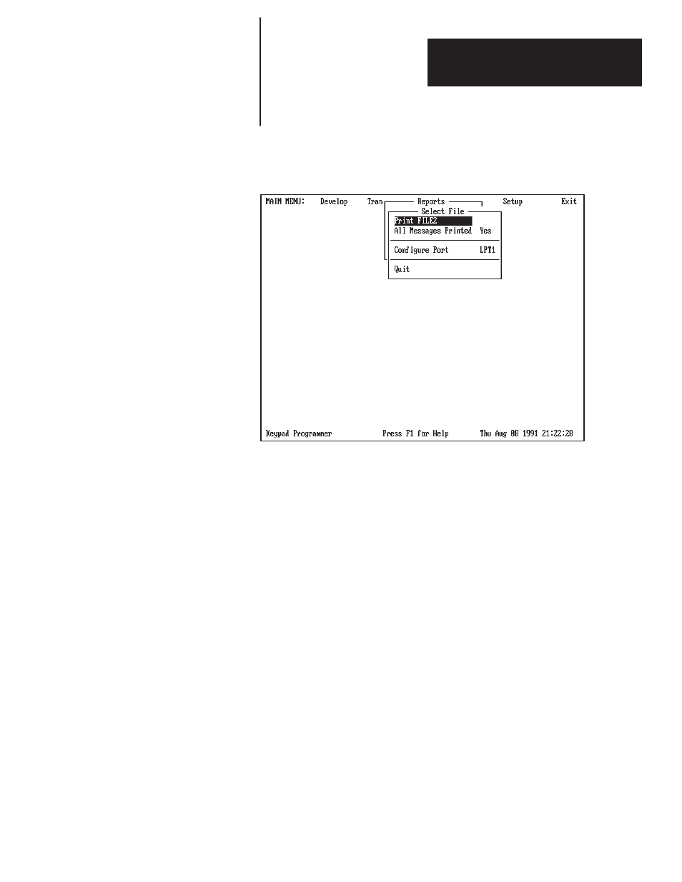 Print operations | Rockwell Automation 2705-ND1 Keypad Development Software User Manual | Page 96 / 123