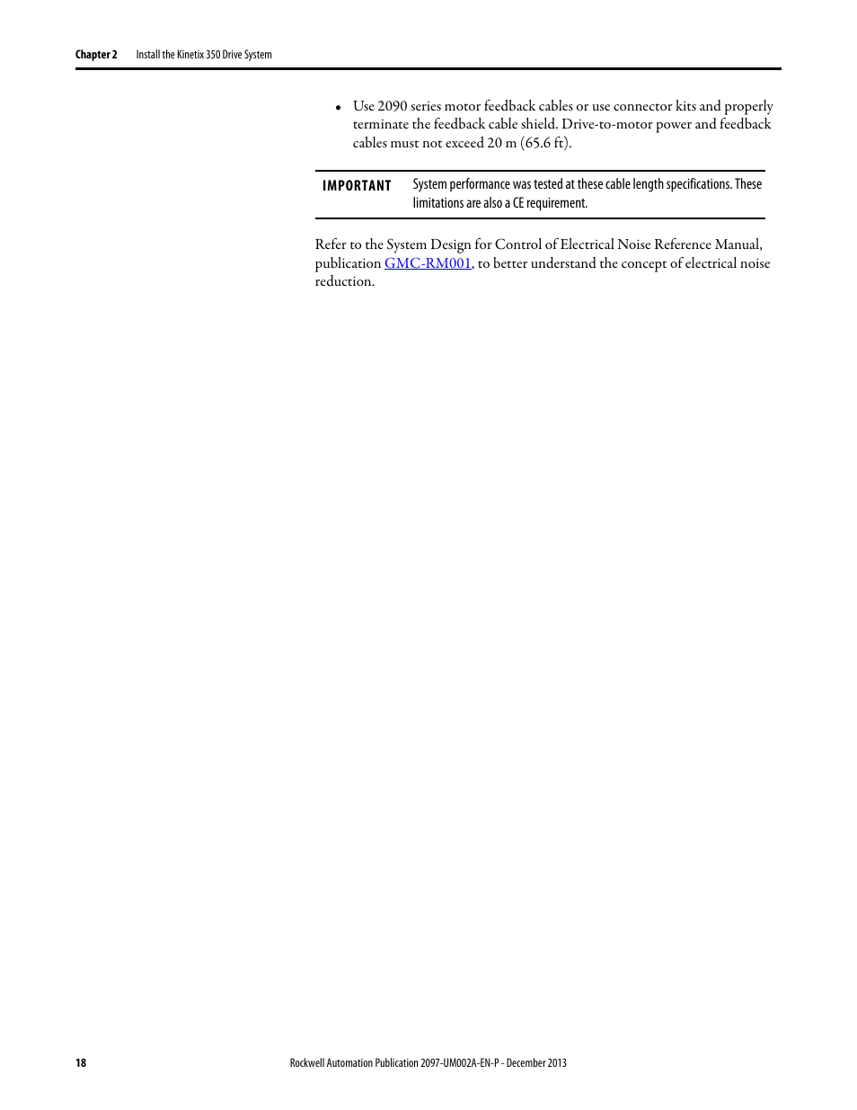 Rockwell Automation 2097-Vxxx Kinetix 350 Single-axis EtherNet/IP Servo Drive User Manual User Manual | Page 18 / 156