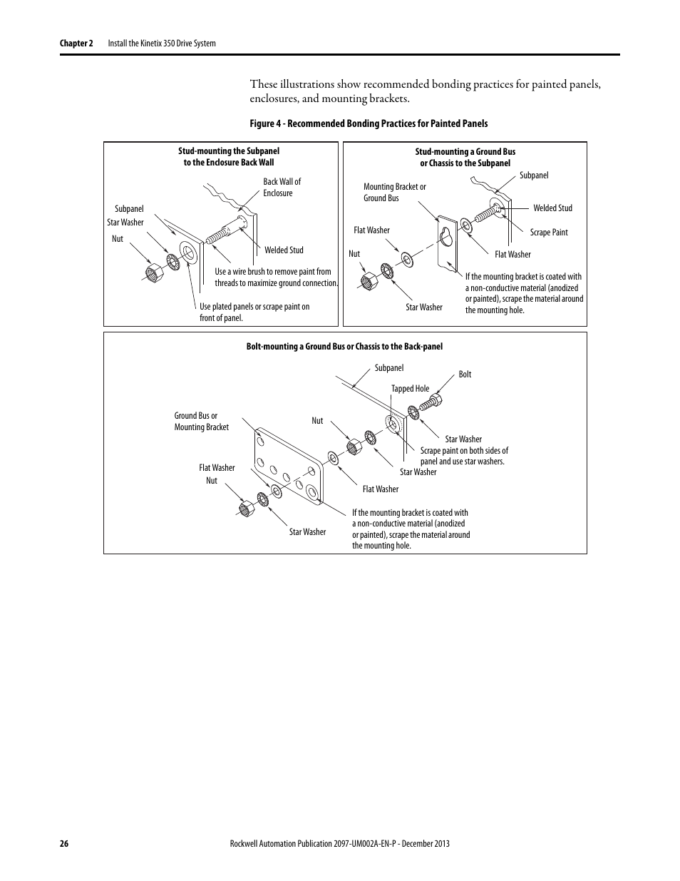 Rockwell Automation 2097-Vxxx Kinetix 350 Single-axis EtherNet/IP Servo Drive User Manual User Manual | Page 26 / 156