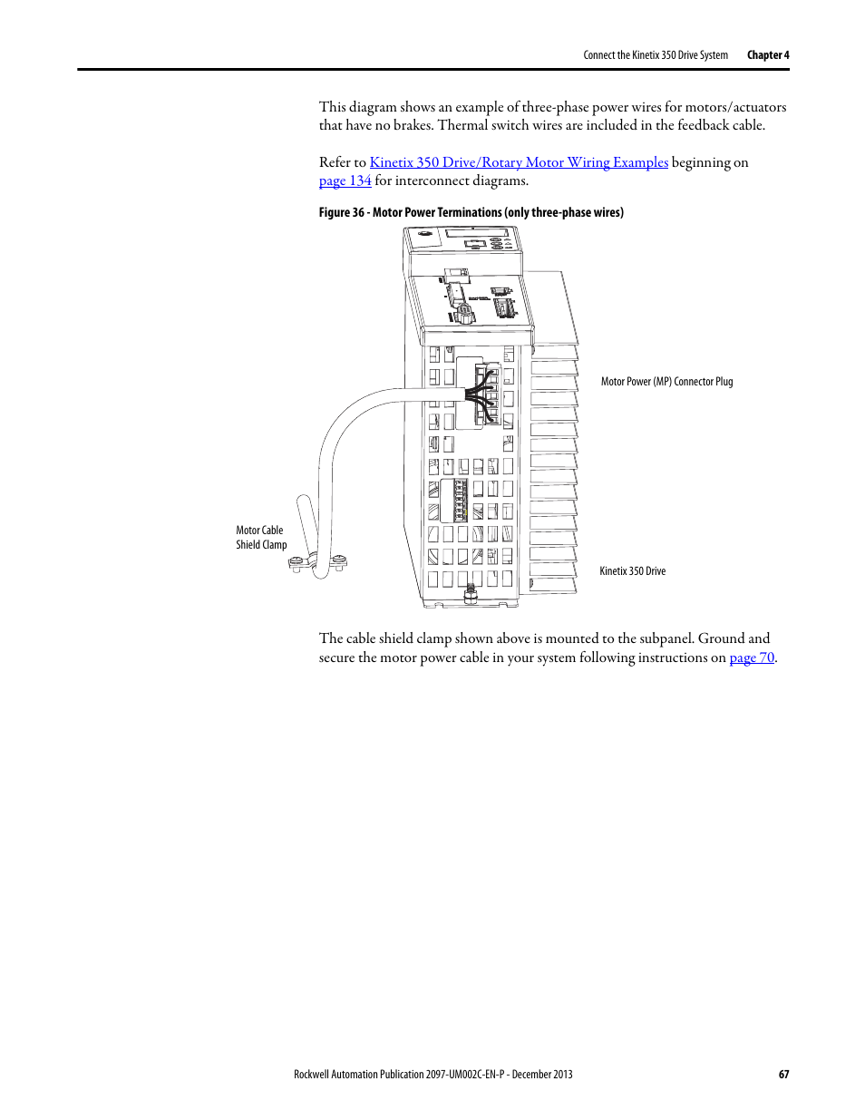 Rockwell Automation 2097-Vxxx Kinetix 350 Single-axis EtherNet/IP Servo Drive User Manual User Manual | Page 67 / 156