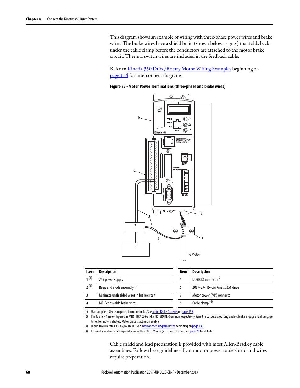 Rockwell Automation 2097-Vxxx Kinetix 350 Single-axis EtherNet/IP Servo Drive User Manual User Manual | Page 68 / 156