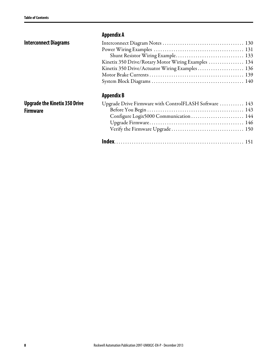 Rockwell Automation 2097-Vxxx Kinetix 350 Single-axis EtherNet/IP Servo Drive User Manual User Manual | Page 8 / 156