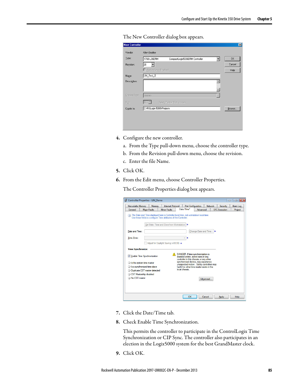 Rockwell Automation 2097-Vxxx Kinetix 350 Single-axis EtherNet/IP Servo Drive User Manual User Manual | Page 85 / 156