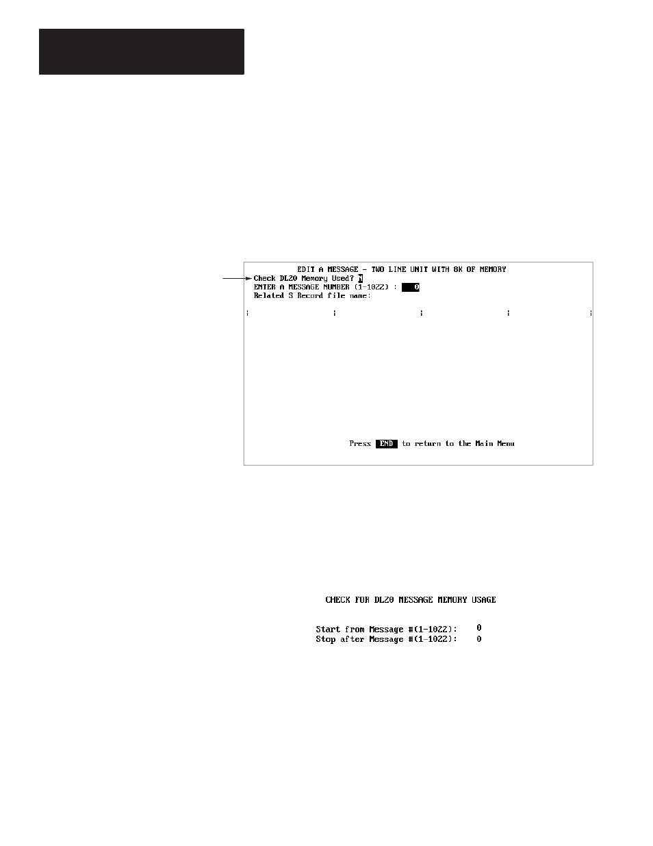 Editing messages | Rockwell Automation 2706-NP3 DL20 OFFLINE PROGRAMMING MANUAL User Manual | Page 31 / 67