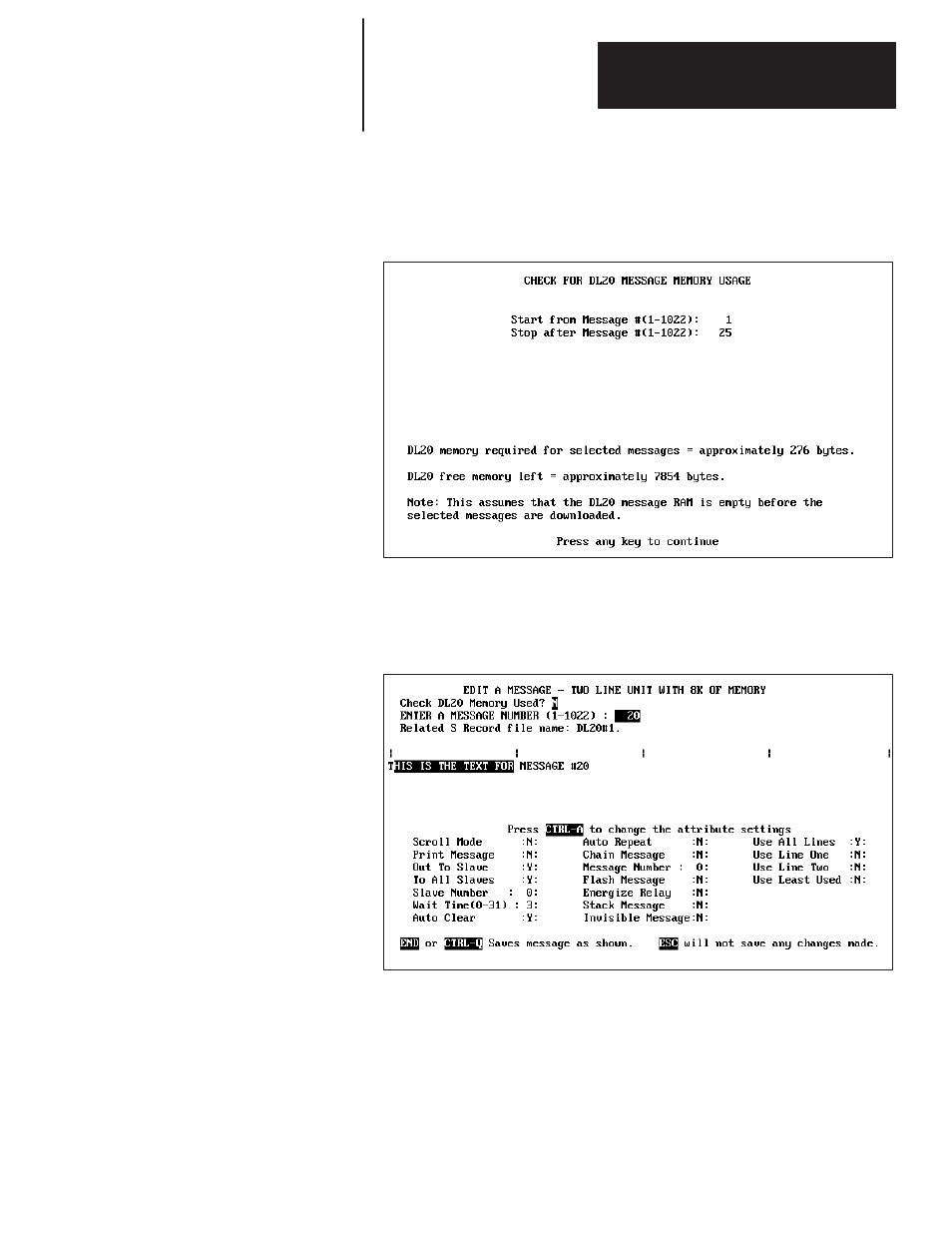 Rockwell Automation 2706-NP3 DL20 OFFLINE PROGRAMMING MANUAL User Manual | Page 32 / 67