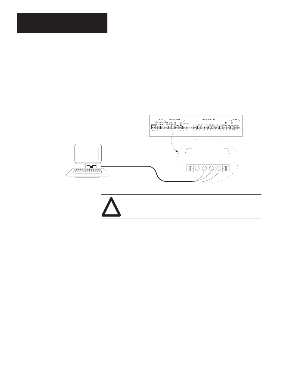 Connecting equipment, Connecting personal computer to dl20 | Rockwell Automation 2706-NP3 DL20 OFFLINE PROGRAMMING MANUAL User Manual | Page 42 / 67