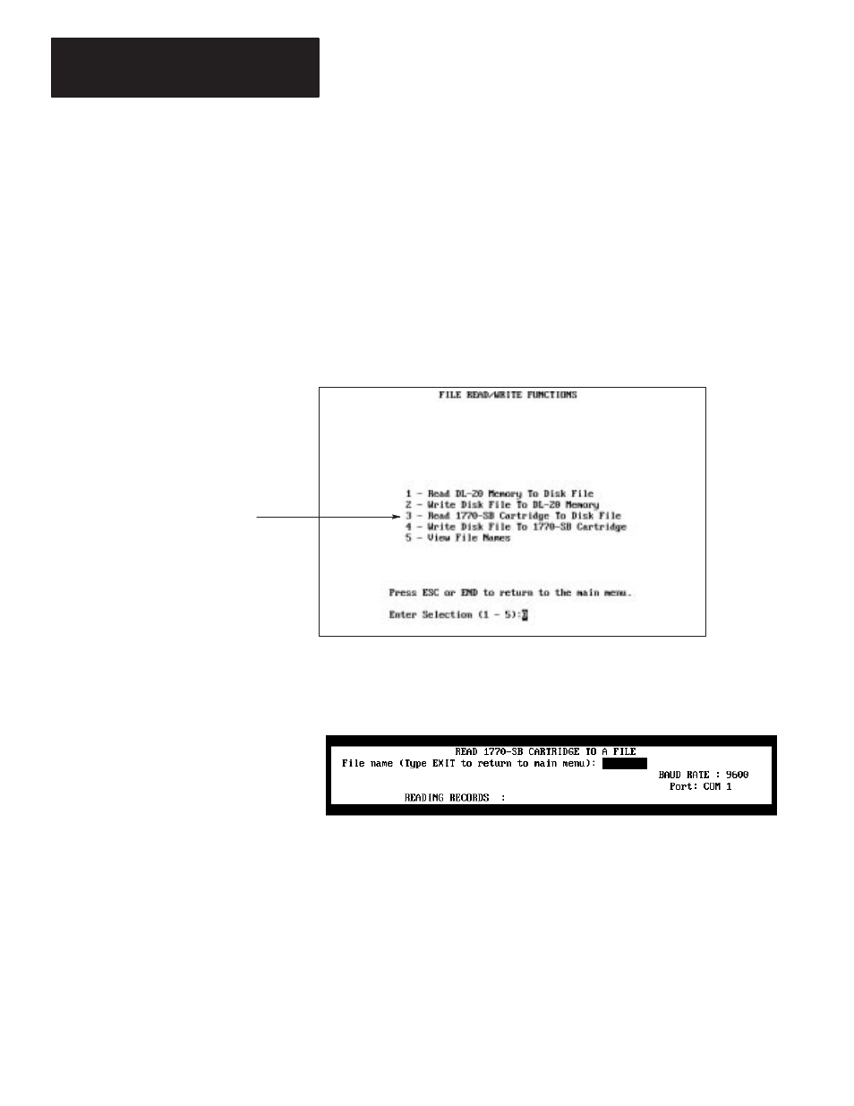 Uploading file from data recorder | Rockwell Automation 2706-NP3 DL20 OFFLINE PROGRAMMING MANUAL User Manual | Page 50 / 67
