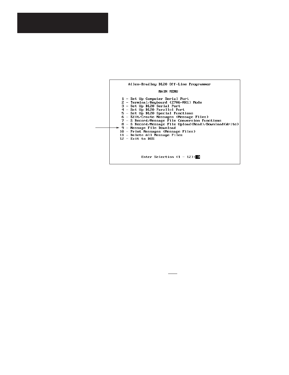 Downloading message files | Rockwell Automation 2706-NP3 DL20 OFFLINE PROGRAMMING MANUAL User Manual | Page 56 / 67