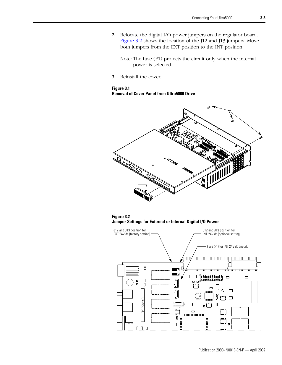 Figure 3.2, Show | Rockwell Automation 2098-IPD-xxx Ultra5000 Intelligent Positioning Drives Installation Manual User Manual | Page 63 / 160