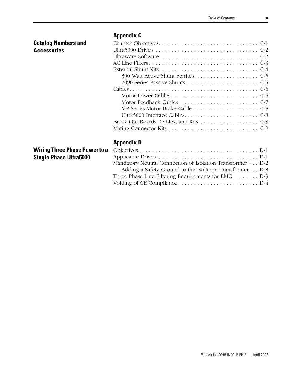 Rockwell Automation 2098-IPD-xxx Ultra5000 Intelligent Positioning Drives Installation Manual User Manual | Page 7 / 160