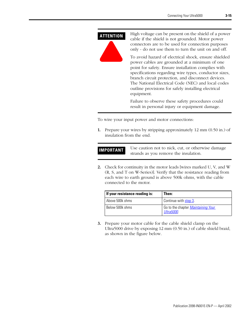 Rockwell Automation 2098-IPD-xxx Ultra5000 Intelligent Positioning Drives Installation Manual User Manual | Page 75 / 160