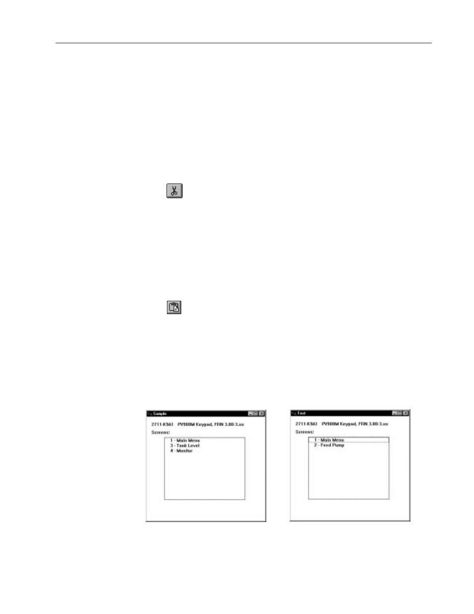 Moving screens to another application | Rockwell Automation 2711-ND3 PanelBuilder v2.60 Software User Manual User Manual | Page 103 / 502