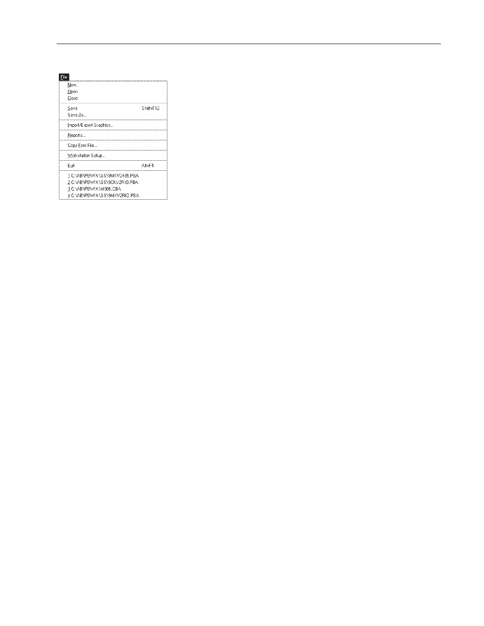 Closing an application, Exiting panelbuilder, Closing an application exiting panelbuilder | Rockwell Automation 2711-ND3 PanelBuilder v2.60 Software User Manual User Manual | Page 107 / 502