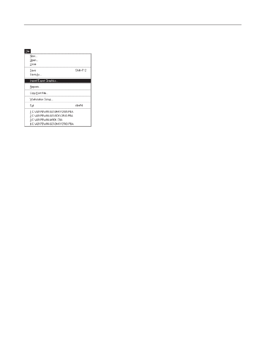 Importing/exporting bitmap graphics | Rockwell Automation 2711-ND3 PanelBuilder v2.60 Software User Manual User Manual | Page 264 / 502