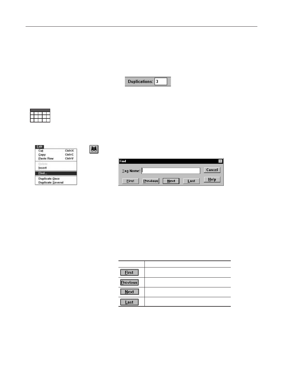 Finding tags | Rockwell Automation 2711-ND3 PanelBuilder v2.60 Software User Manual User Manual | Page 322 / 502