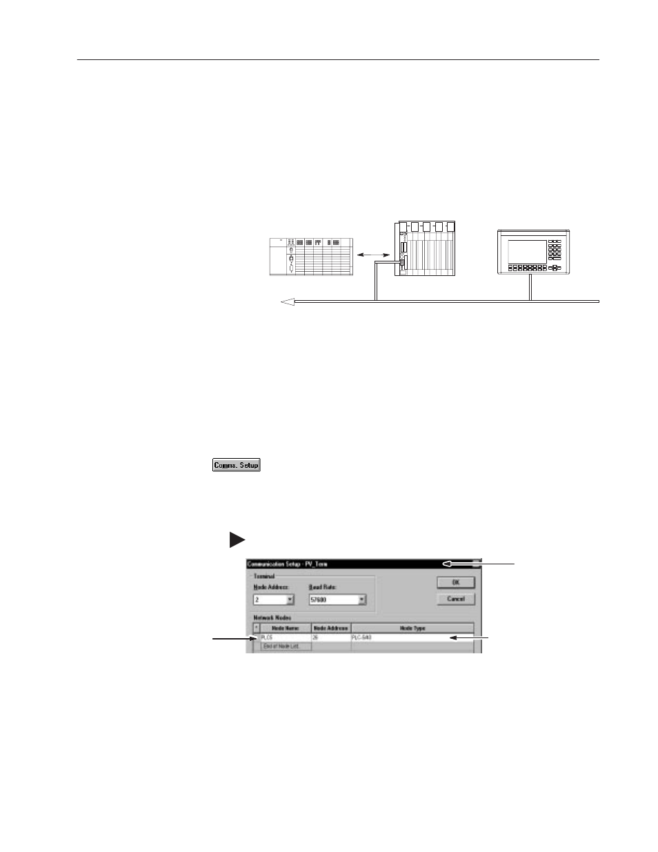 Defining dh+ communications | Rockwell Automation 2711-ND3 PanelBuilder v2.60 Software User Manual User Manual | Page 337 / 502