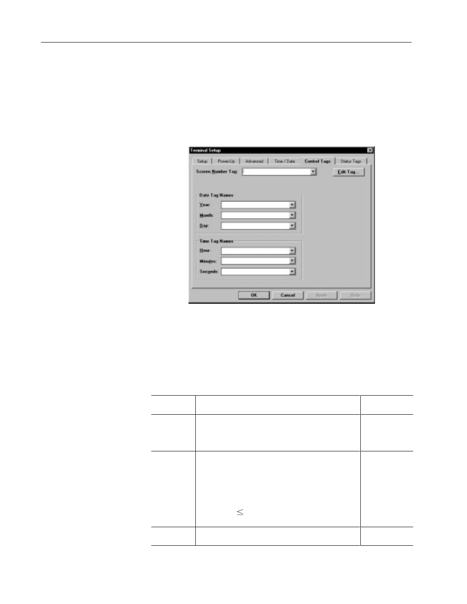 Defining plc/slc control tags | Rockwell Automation 2711-ND3 PanelBuilder v2.60 Software User Manual User Manual | Page 356 / 502