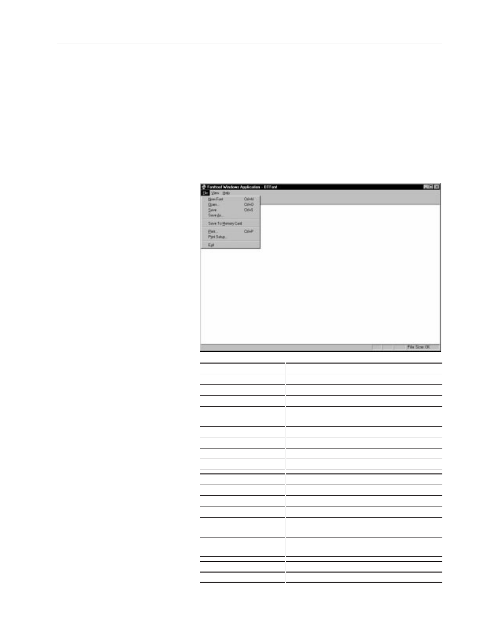 Using fonttool | Rockwell Automation 2711-ND3 PanelBuilder v2.60 Software User Manual User Manual | Page 375 / 502