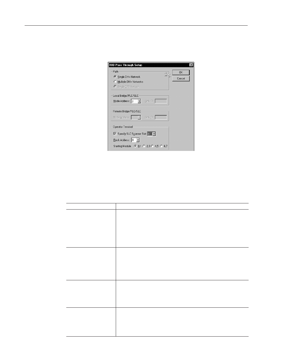 Remote i/o pass-through setup | Rockwell Automation 2711-ND3 PanelBuilder v2.60 Software User Manual User Manual | Page 402 / 502