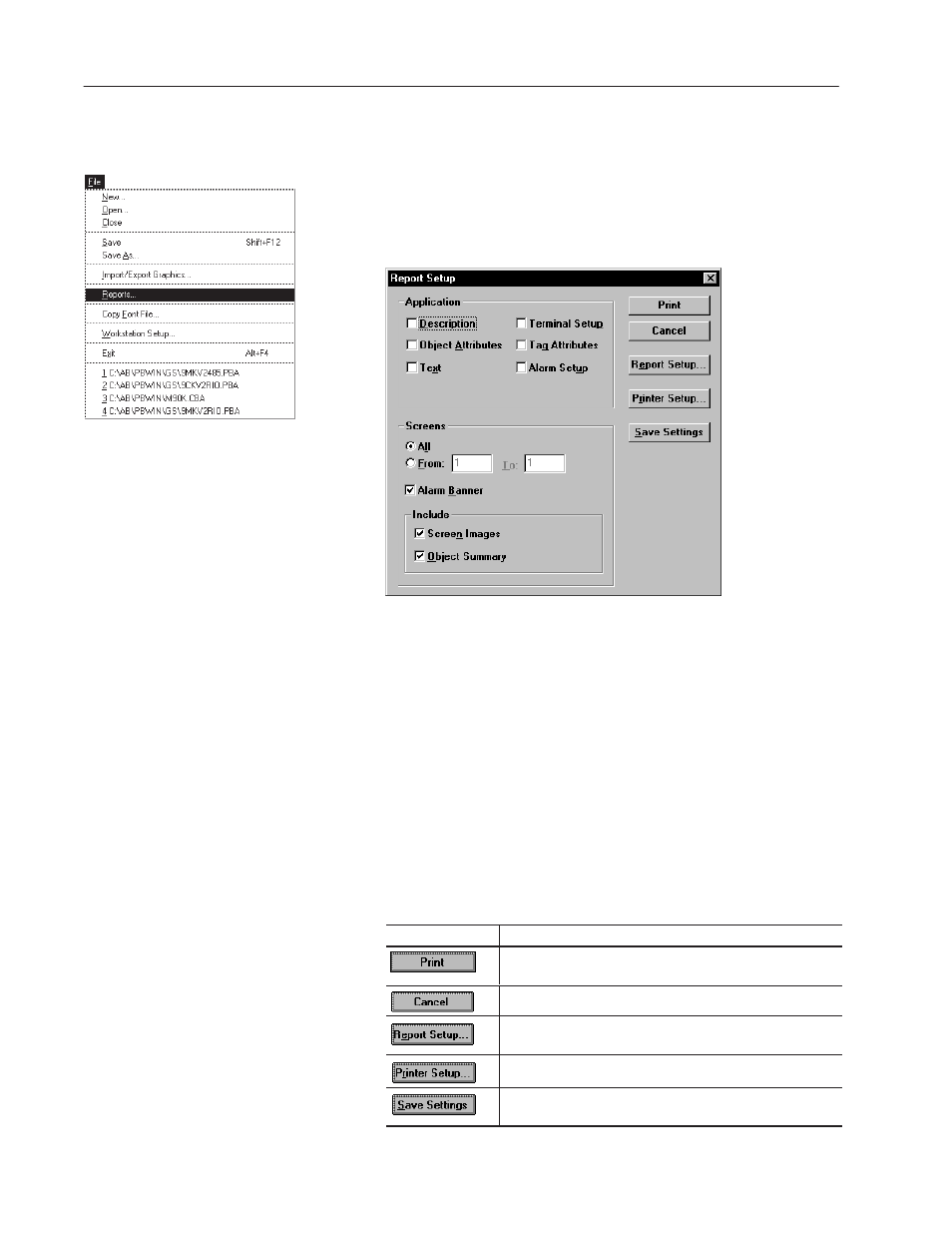 Creating and printing a report | Rockwell Automation 2711-ND3 PanelBuilder v2.60 Software User Manual User Manual | Page 418 / 502