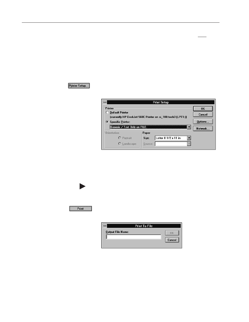 Sending the report to a file | Rockwell Automation 2711-ND3 PanelBuilder v2.60 Software User Manual User Manual | Page 422 / 502