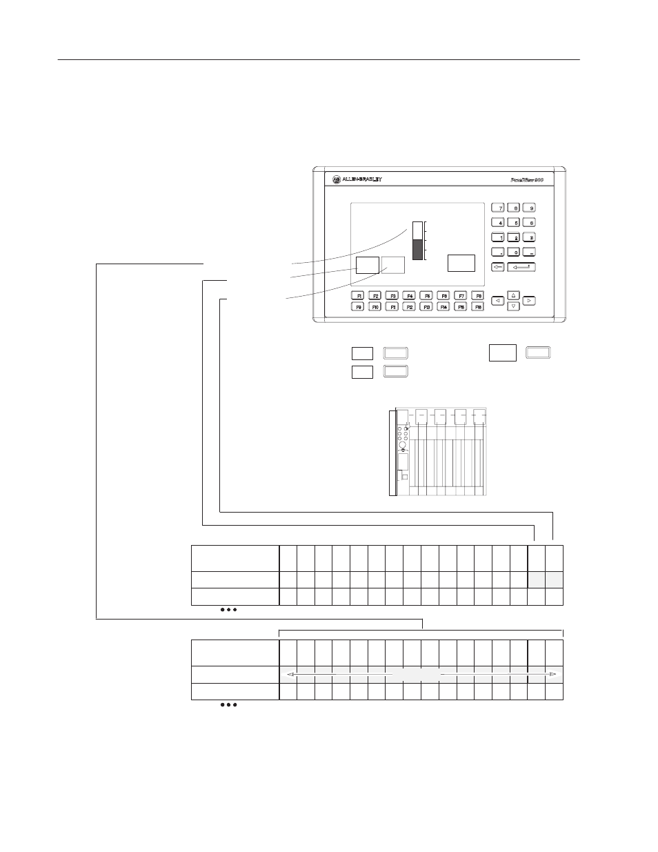 Review addressing, 3–12 planning an application, Controller address | Rockwell Automation 2711-ND3 PanelBuilder v2.60 Software User Manual User Manual | Page 54 / 502