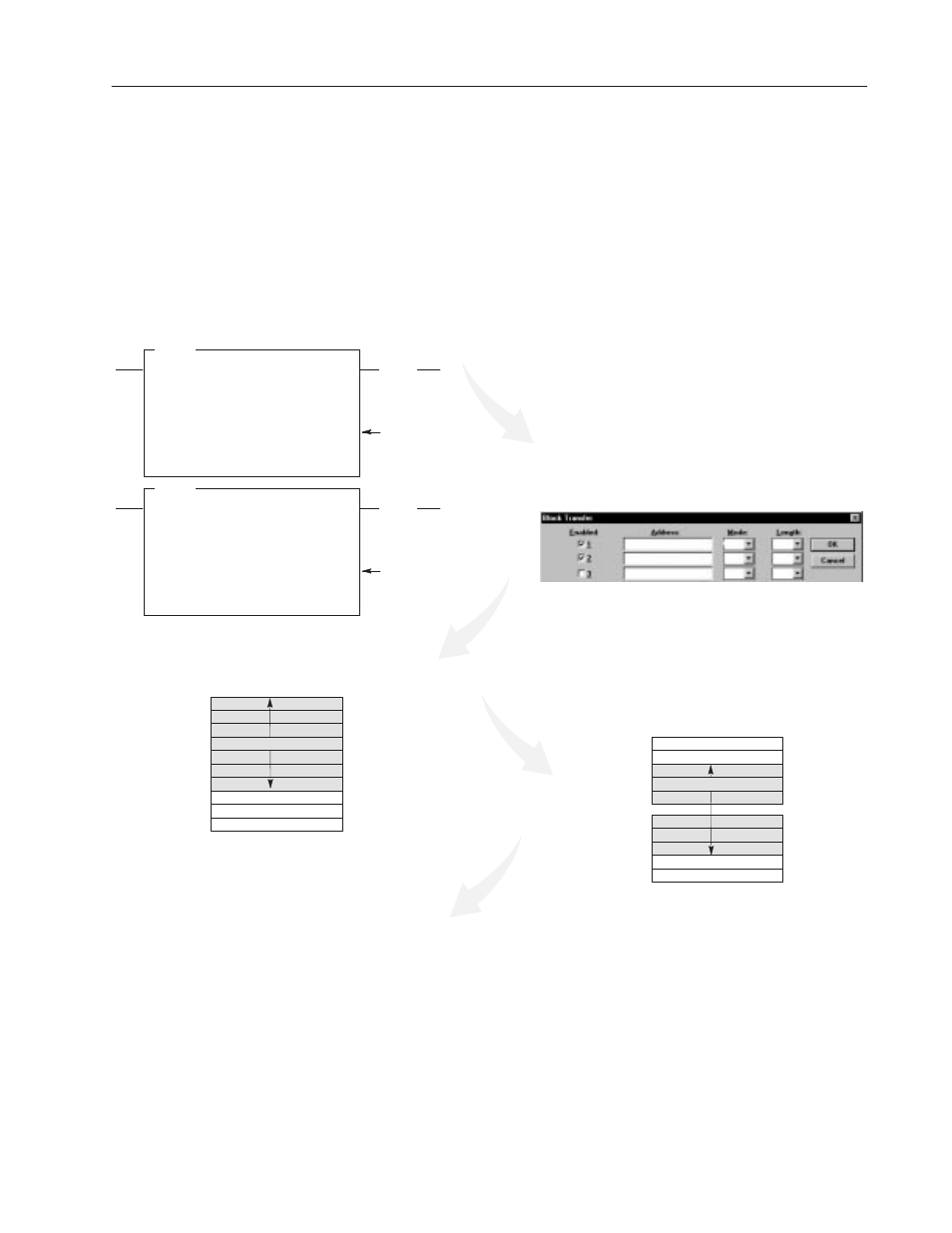 Transferring multiple blocks | Rockwell Automation 2711-ND3 PanelBuilder v2.60 Software User Manual User Manual | Page 71 / 502