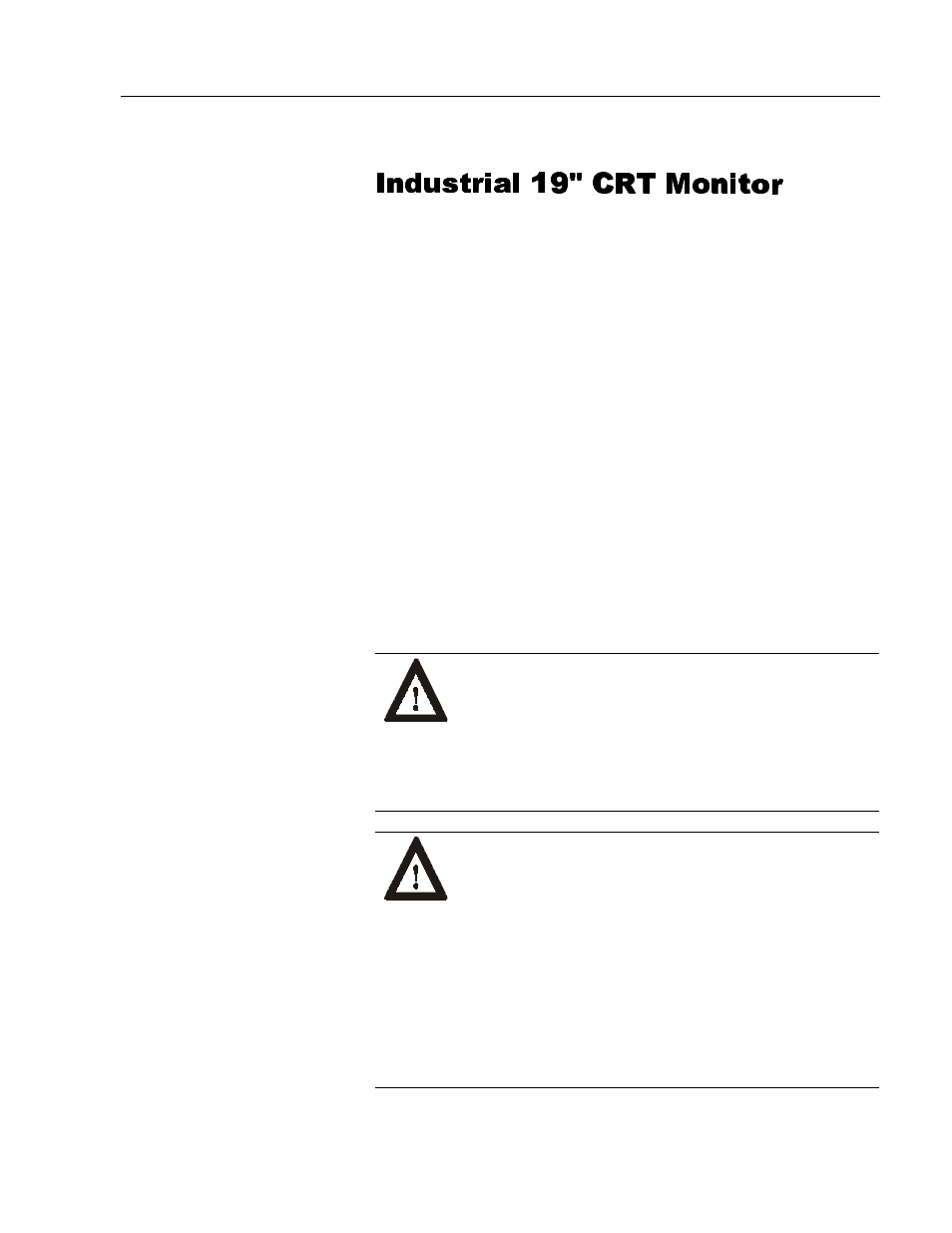 Industrial 19" crt monitor, Description | Rockwell Automation 6157-C User Manual User Manual | Page 3 / 50