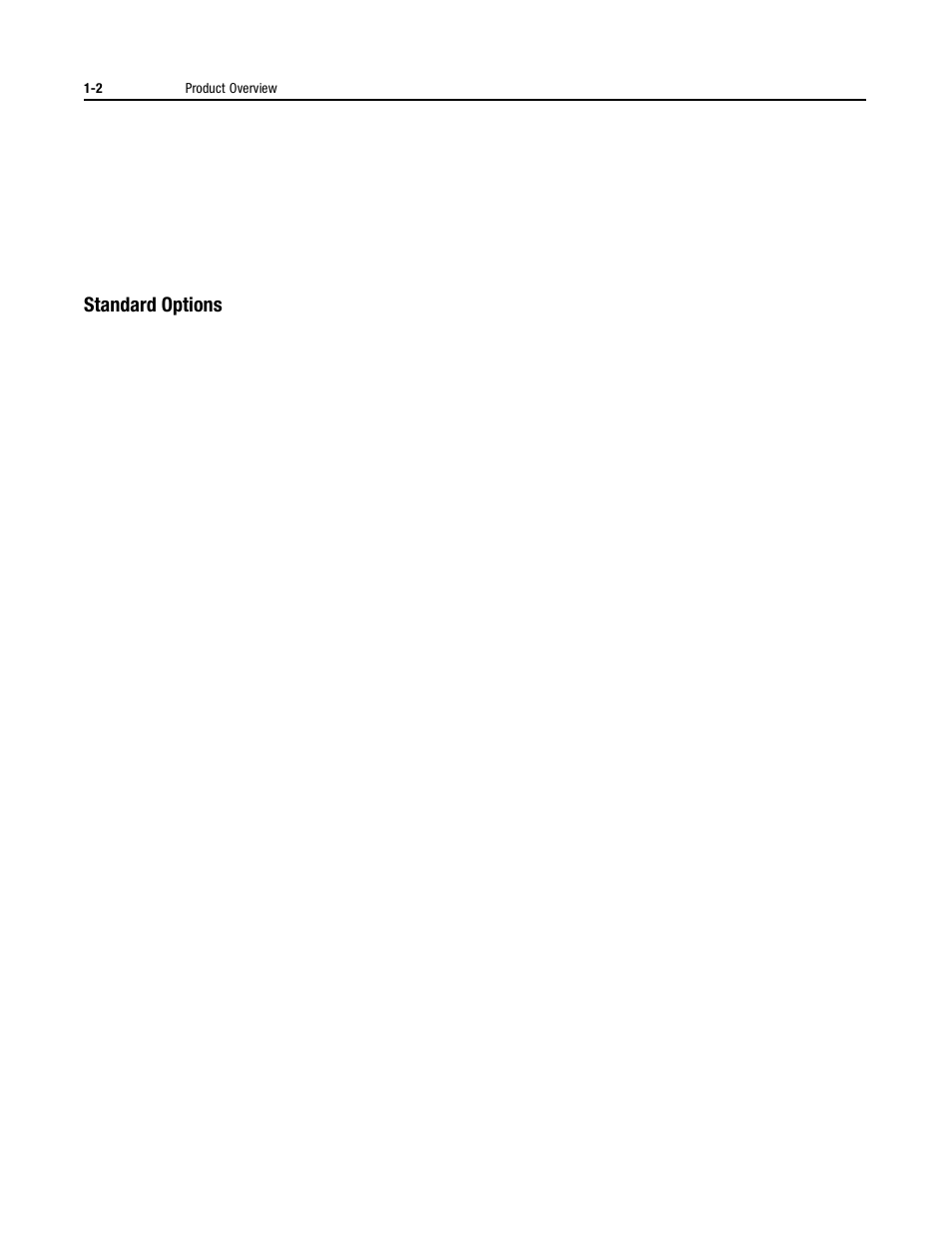 Standard options, Standard options -2 | Rockwell Automation 1395 Digital DC Drive User Manual | Page 14 / 91