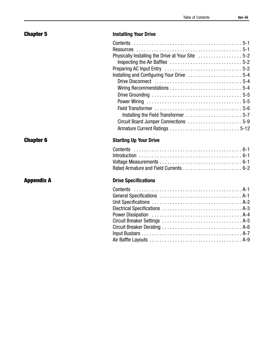 Rockwell Automation 1395 Digital DC Drive User Manual | Page 5 / 91