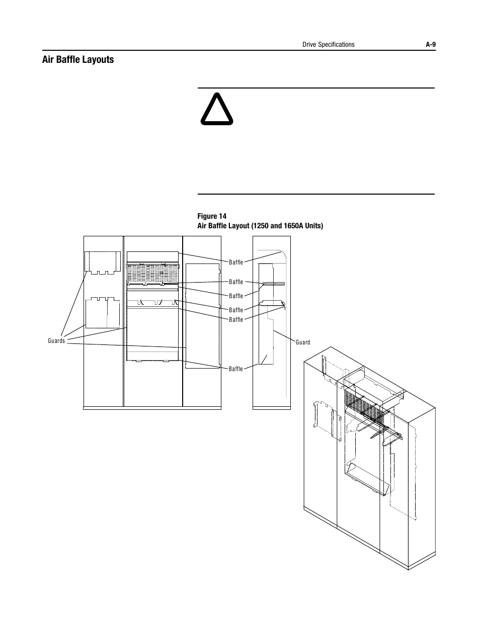 Air baffle layouts | Rockwell Automation 1395 Digital DC Drive User Manual | Page 77 / 91