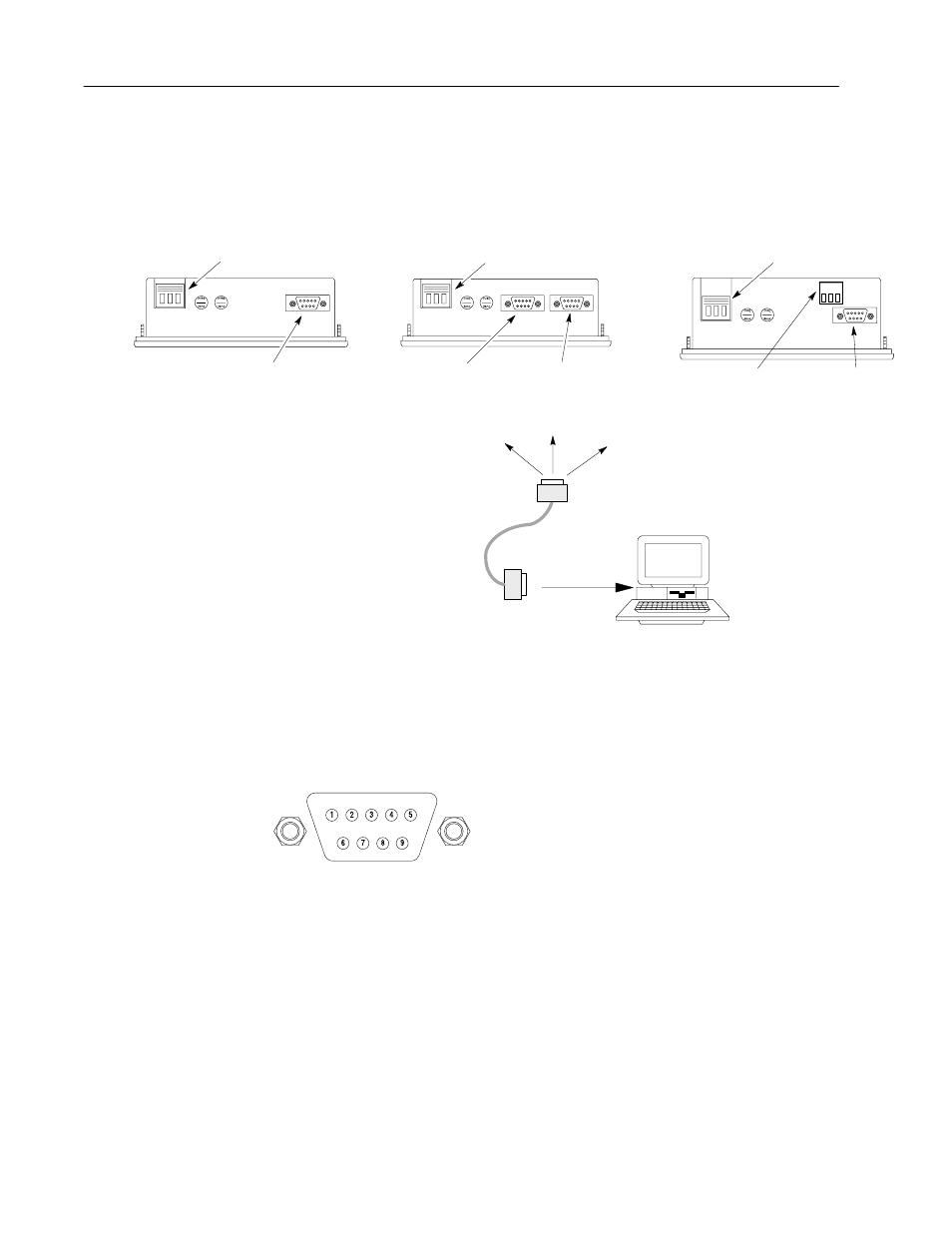 Upload / download rs-485 connections | Rockwell Automation 2707-L8PxX, -L40PxX, -V40PxX DTAM Plus Operator Interface Installation Instructions User Manual | Page 14 / 20