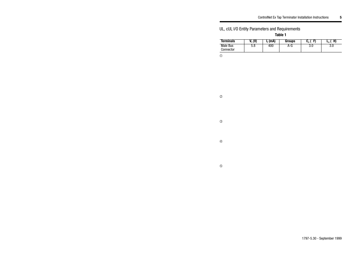 Rockwell Automation 1797-TCAP ControlNet Ex Tap Dummy Load Installation User Manual | Page 5 / 8
