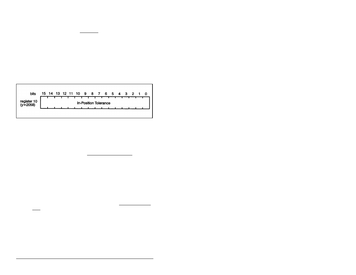 12 register 10: inposition tolerance, 13 registers 11, 12: positive overtravel limit, 12 register 10: in-position tolerance | Rockwell Automation 57C422B 2 Axis Servo Module User Manual | Page 38 / 122