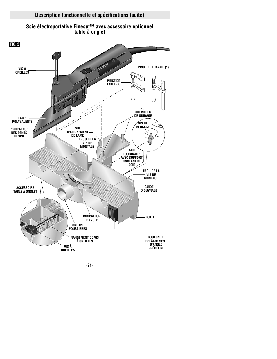 Bosch 1640VS User Manual | Page 21 / 44