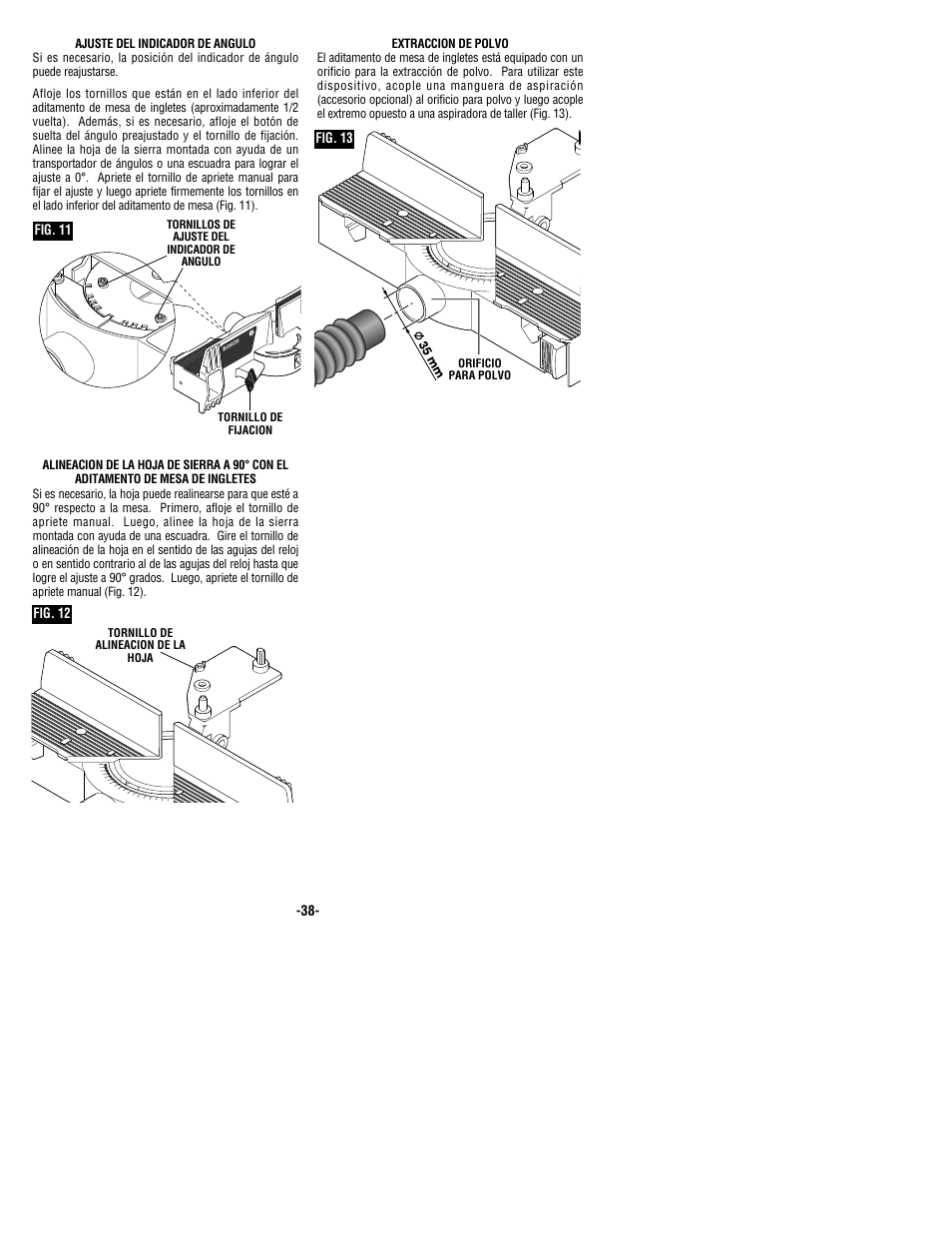 Bosch 1640VS User Manual | Page 38 / 44