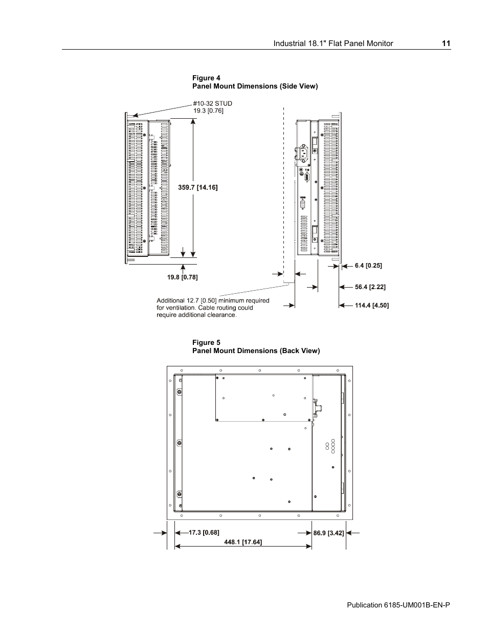 Rockwell Automation 6185-V Industrial 18.1 Inch Flat Panel Monitor User Manual User Manual | Page 11 / 64