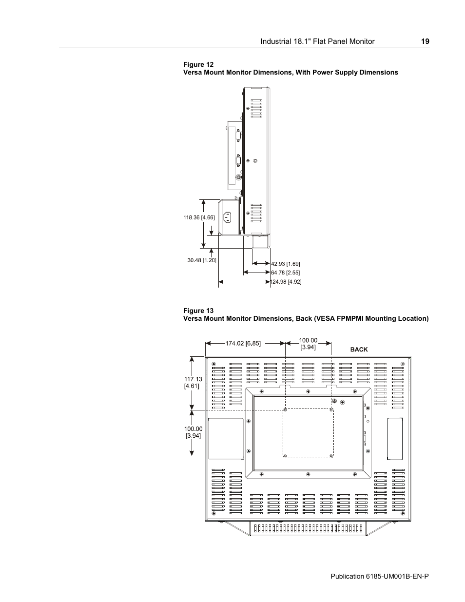 Rockwell Automation 6185-V Industrial 18.1 Inch Flat Panel Monitor User Manual User Manual | Page 19 / 64