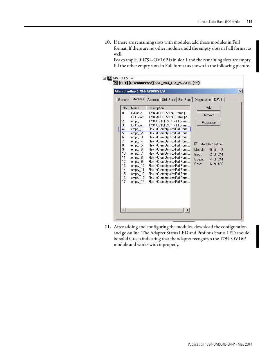 Rockwell Automation 1794-APBDPV1 FLEX I/O PROFIBUS Adapter User Manual User Manual | Page 131 / 153