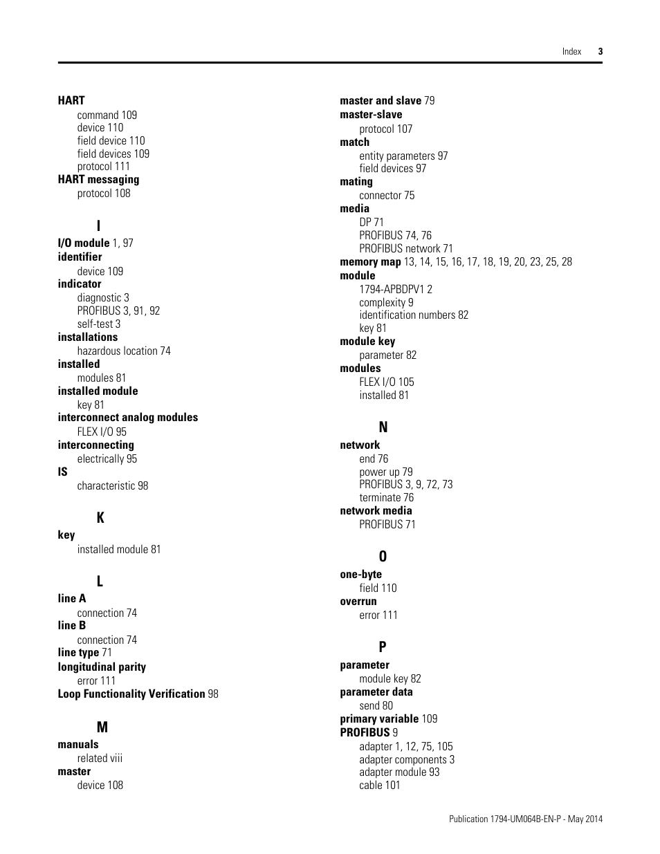 Rockwell Automation 1794-APBDPV1 FLEX I/O PROFIBUS Adapter User Manual User Manual | Page 150 / 153