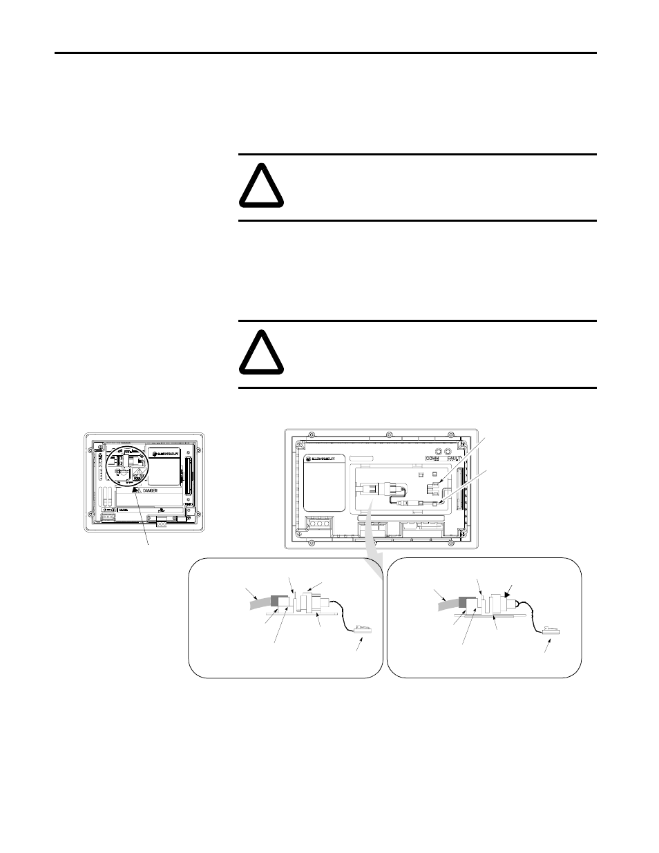 Espanol, Replace | Rockwell Automation 2711-NL1 PanelView 550 Backlight Lamp Replacement User Manual | Page 8 / 12