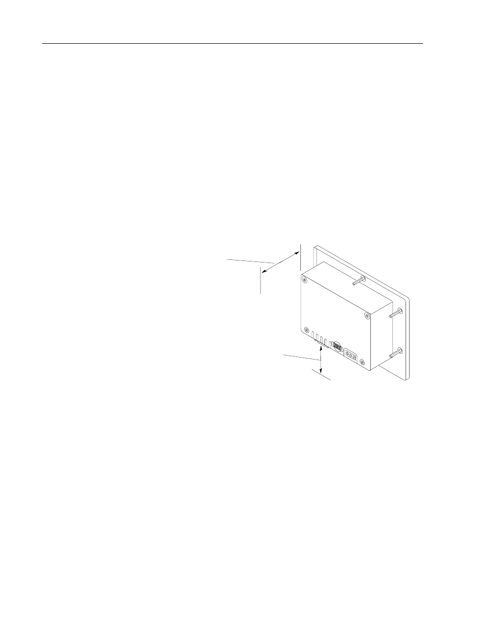 Equipment required, Clearances, Equipment required clearances | Rockwell Automation 2707-M232P3xX, -M485P3X DTAM Micro Operator Interface Installation Instructions User Manual | Page 4 / 16