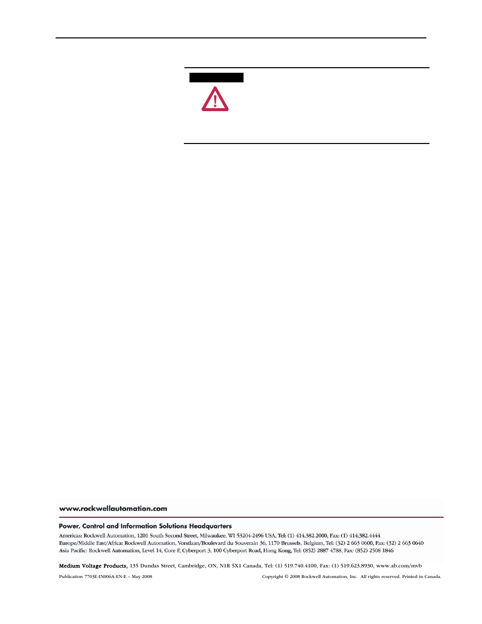 Additional publications, Installation | Rockwell Automation MV SMC Flex OEM Components - Voltage Sensing Board User Manual | Page 2 / 2
