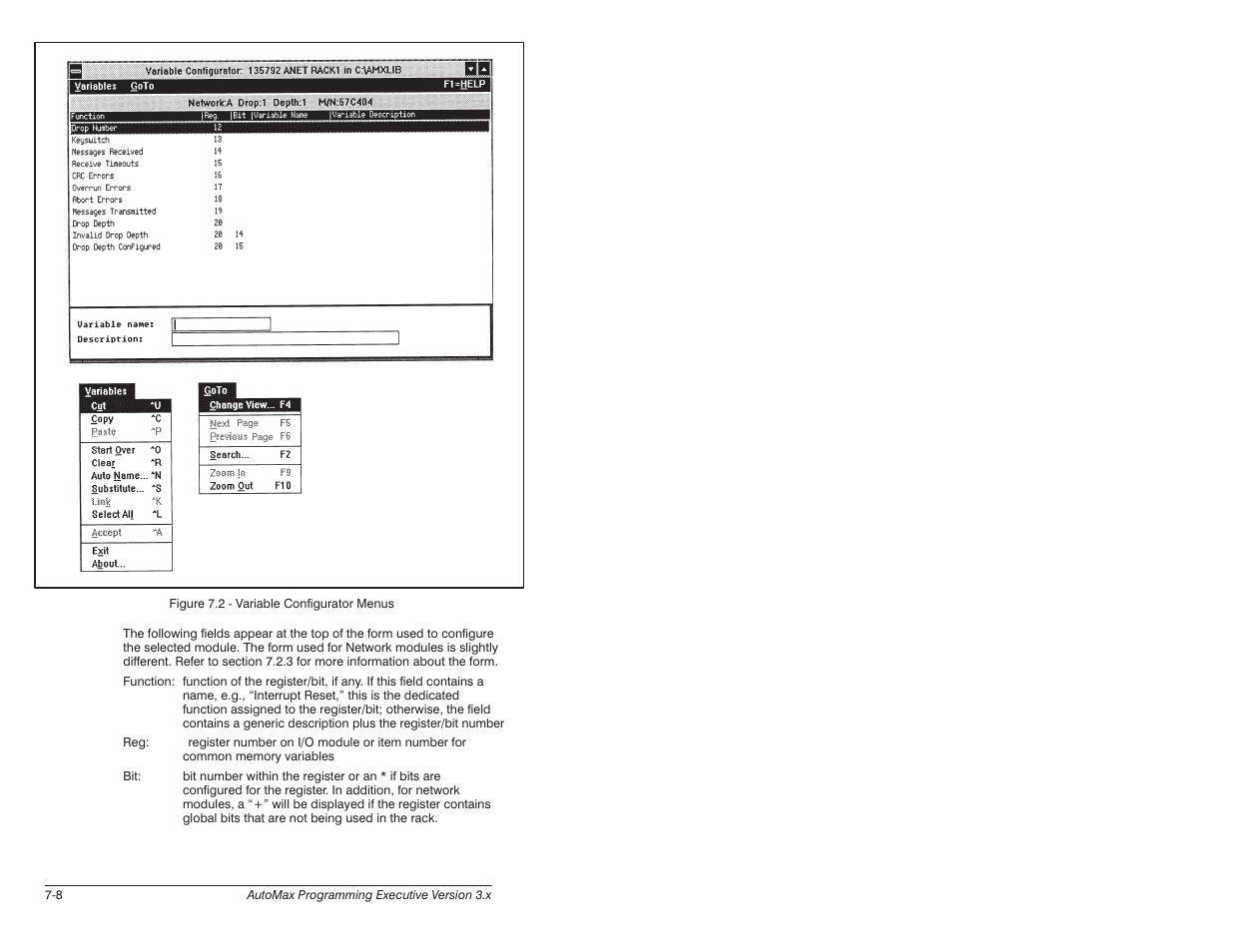 Rockwell Automation 57C620 AutoMax Programming Executive Version 3.8 User Manual | Page 120 / 298